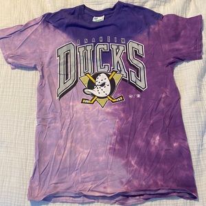 Purple tie dye ‘47 Anaheim Ducks t shirt